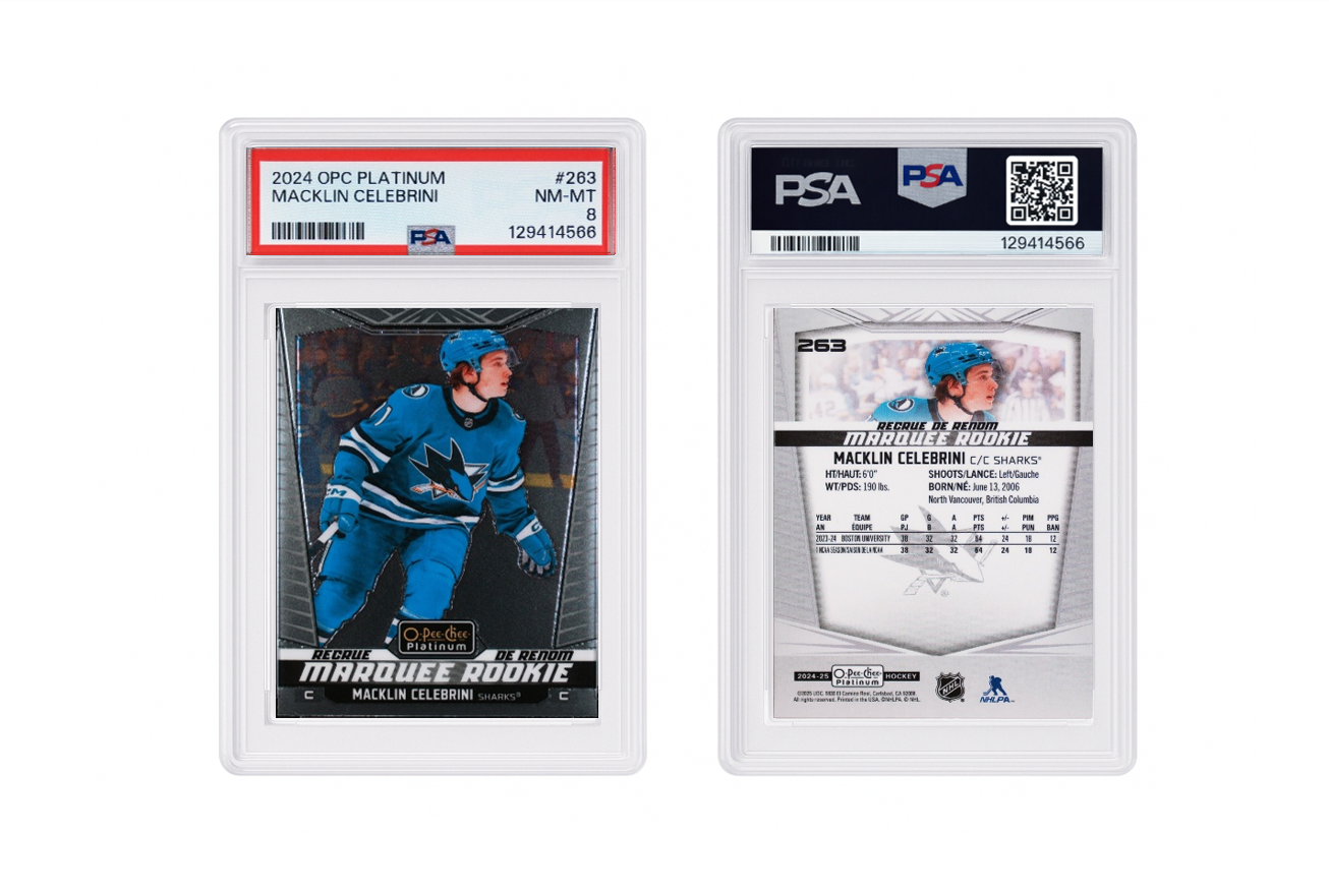 2024 OPC Platinum Macklin Celebrini Marquee Rookie