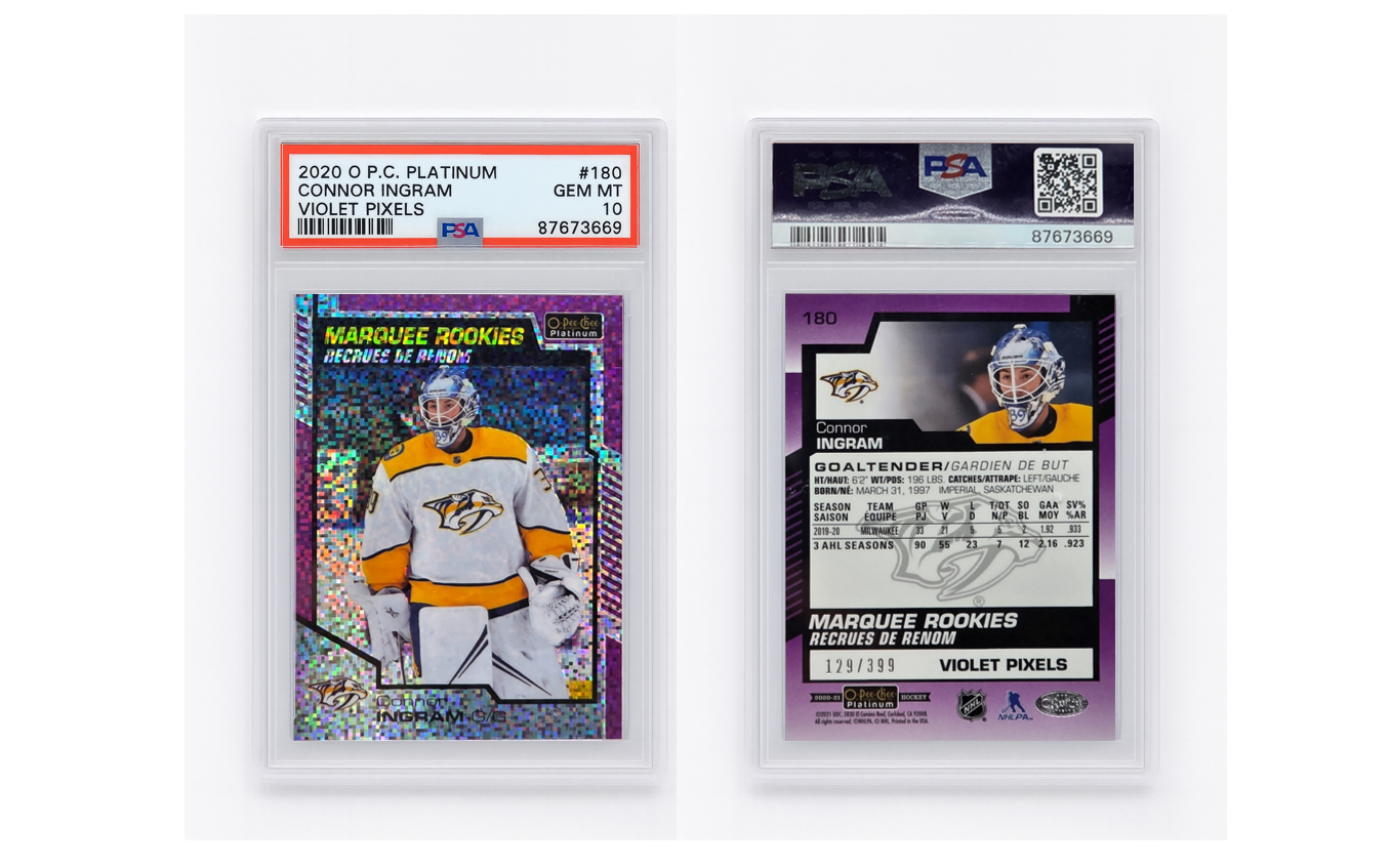 2020 O.P.C. Platinum Connor Ingram Violet Pixels /399