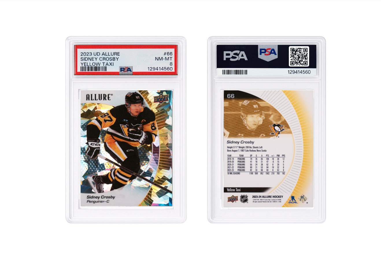 2023 Upper Deck Allure Sidney Crosby Yellow Taxi