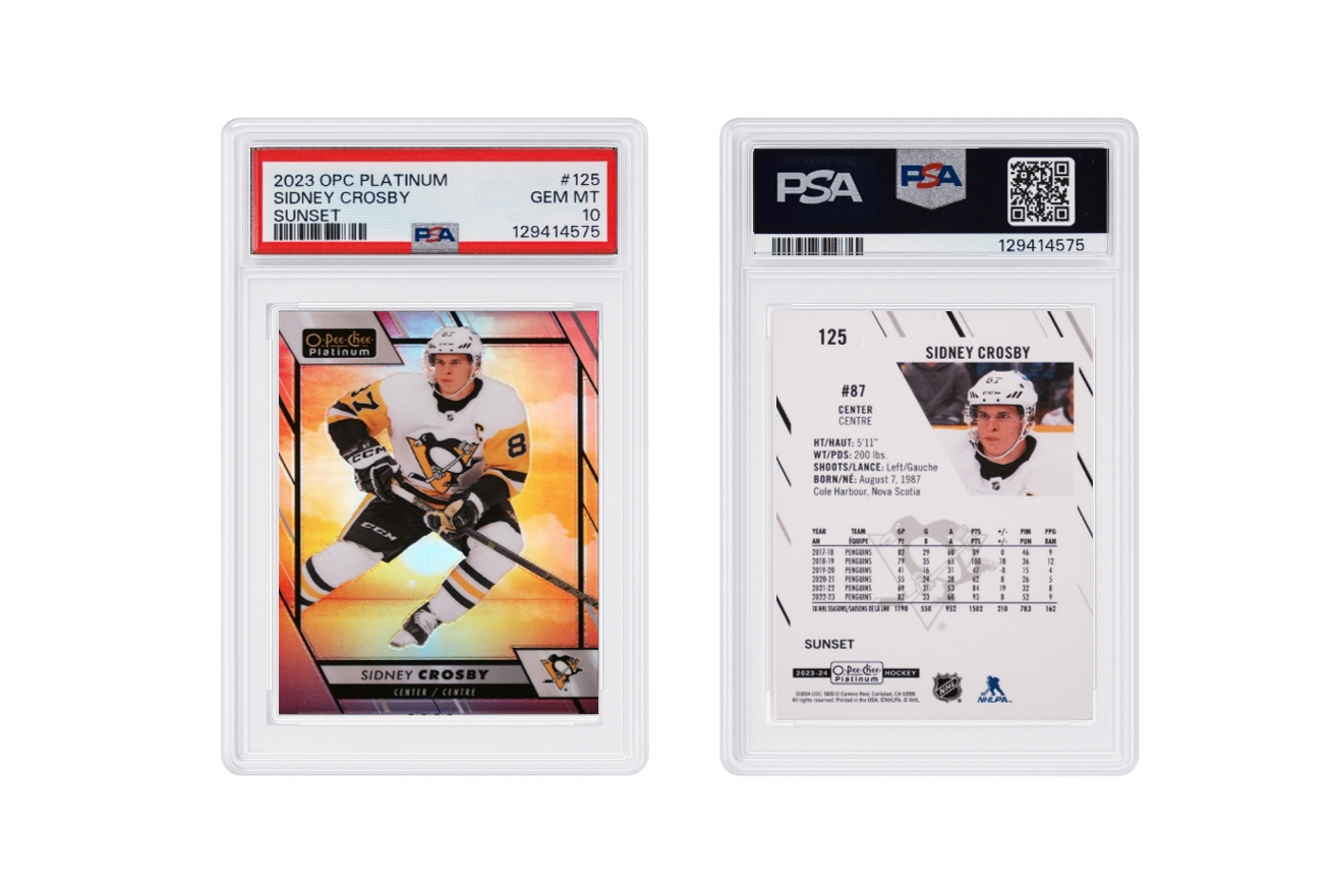 2023 OPC Platinum Sidney Crosby Sunset