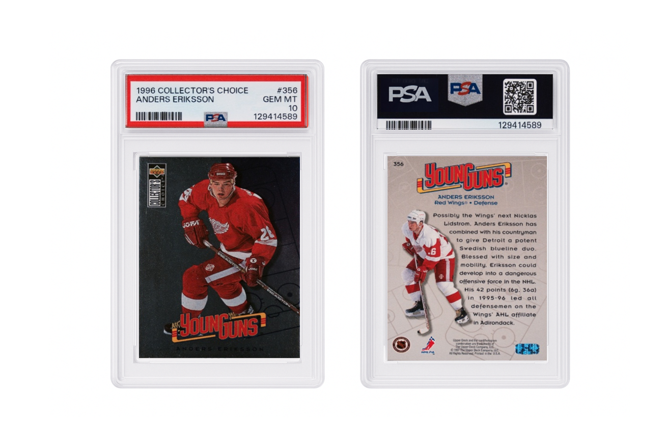 1996 Collector's Choice Anders Eriksson Young Guns (Pop 1)