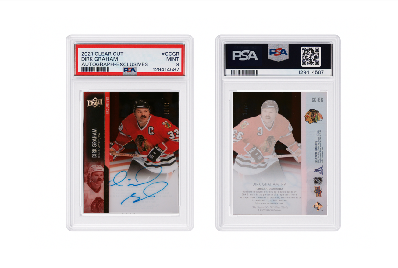 2021 Clear Cut Dirk Graham Autograph - Exclusives /65