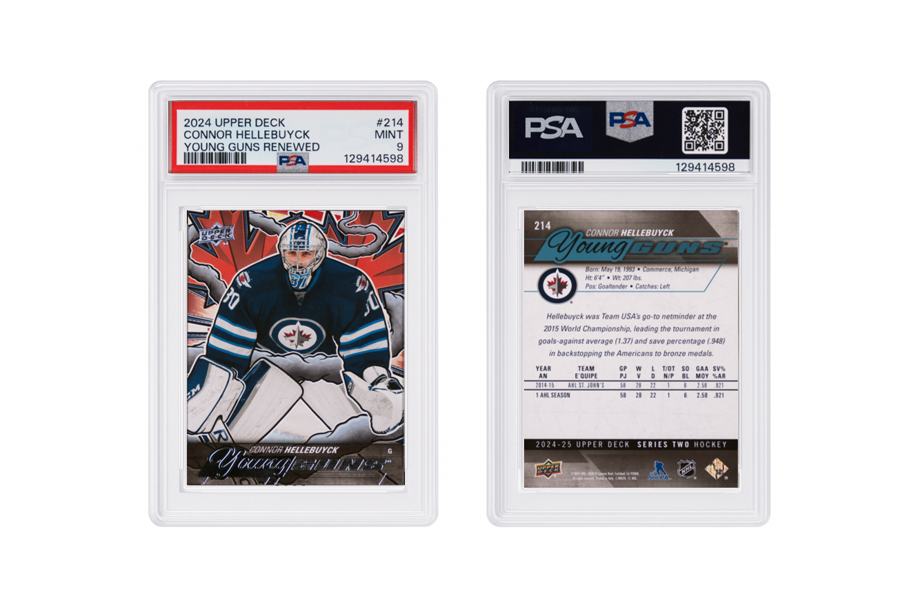 2024 Upper Deck Connor Hellebuyck Young Guns Renewed
