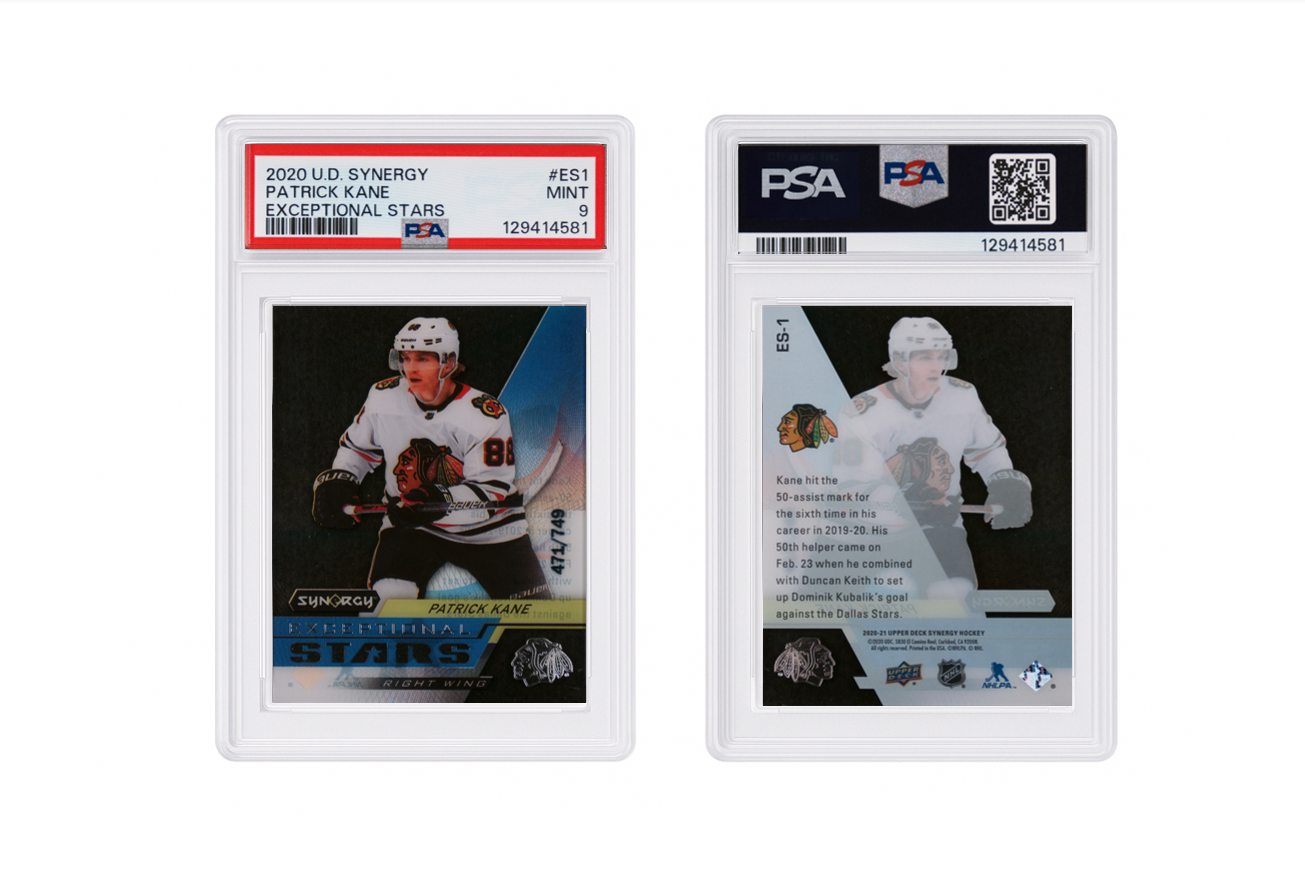 2020 UD Synergy Patrick Kane Exceptional Stars /749