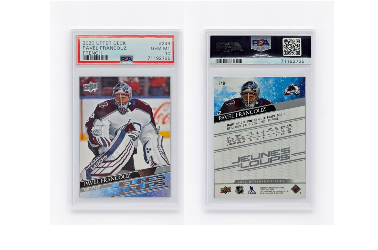 2020 Upper Deck Pavel Francouz French