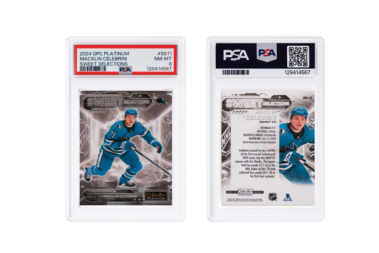 2024 OPC Platinum Macklin Celebrini Sweet Selections